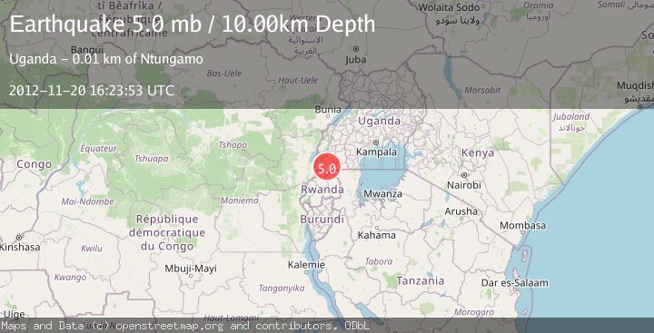Map of LAKE EDWARD REGION, UGANDA