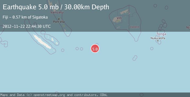 Map of SOUTHEAST OF LOYALTY ISLANDS
