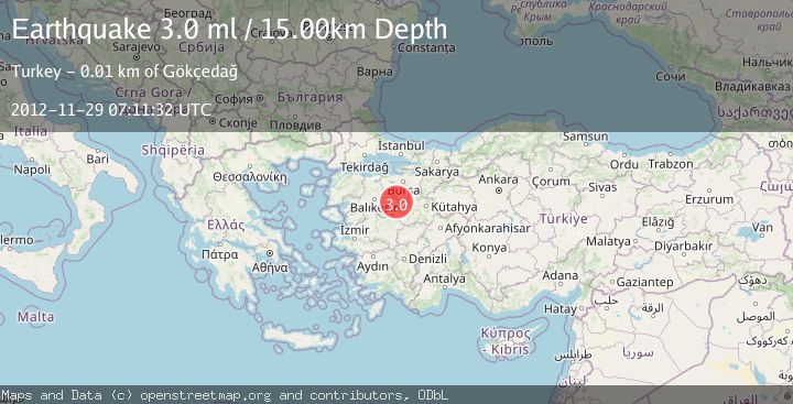 Map of WESTERN TURKEY