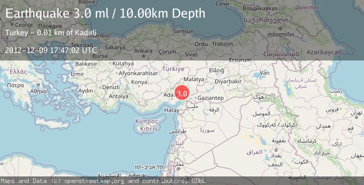 Map of CENTRAL TURKEY