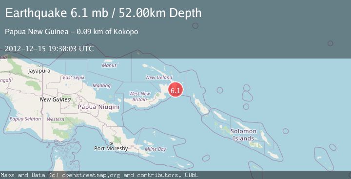 Map of NEW BRITAIN REGION, P.N.G.