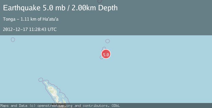 Map of KERMADEC ISLANDS, NEW ZEALAND