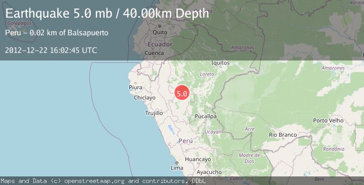 Map of NORTHERN PERU