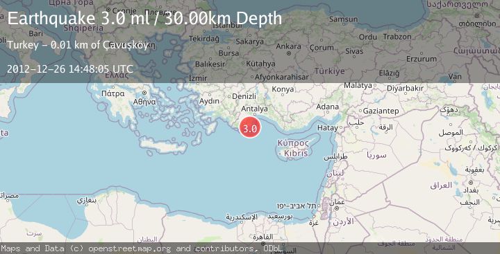 Map of WESTERN TURKEY
