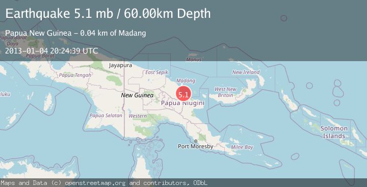 Map of EASTERN NEW GUINEA REG., P.N.G.