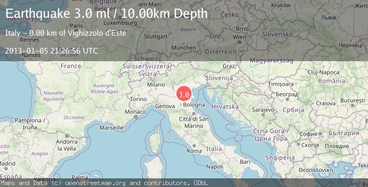 Map of NORTHERN ITALY