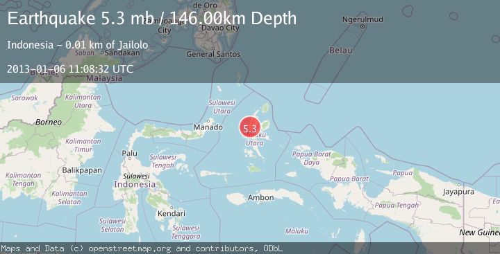 Map of HALMAHERA, INDONESIA
