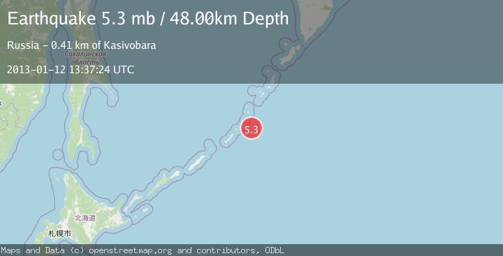 Map of KURIL ISLANDS