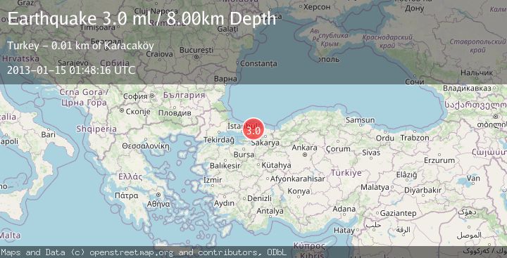 Map of WESTERN TURKEY