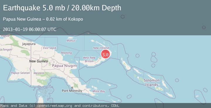 Map of NEW BRITAIN REGION, P.N.G.