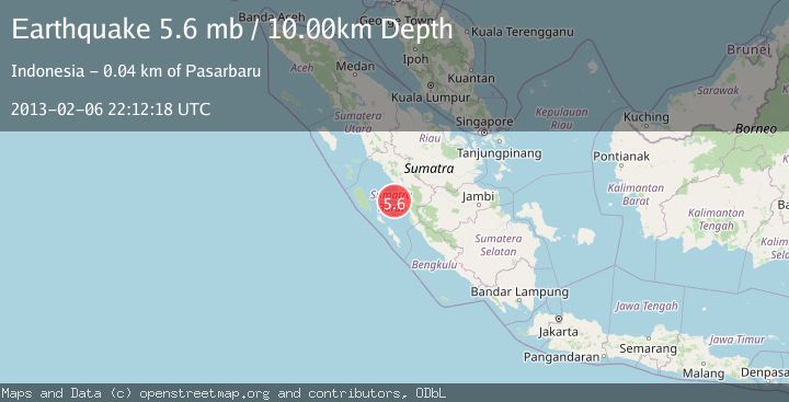 Map of SOUTHERN SUMATRA, INDONESIA