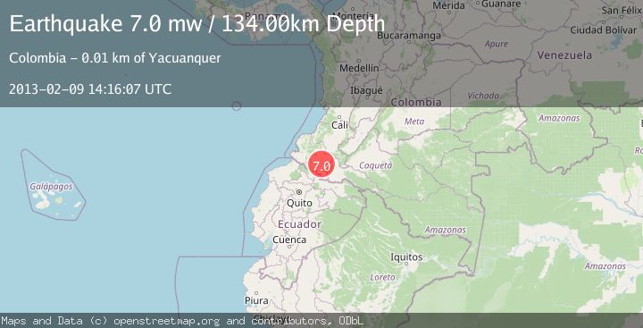 Map of COLOMBIA