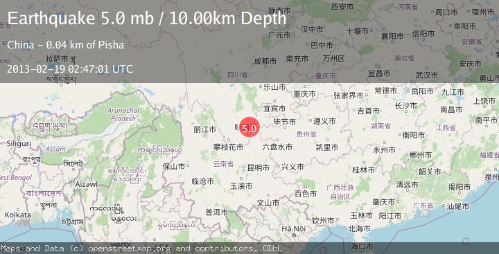 Map of SICHUAN-YUNNAN-GUIZHOU RG, CHINA