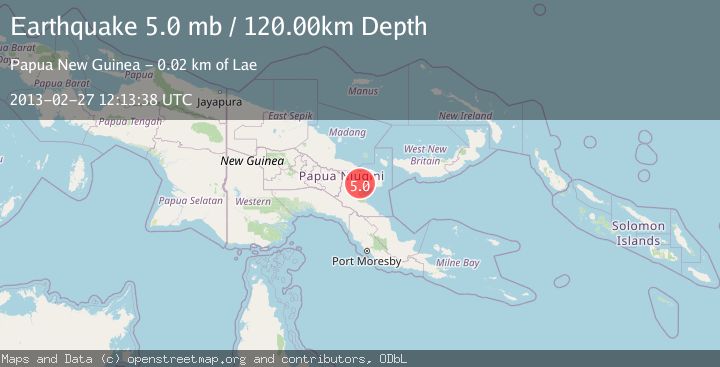 Map of EASTERN NEW GUINEA REG., P.N.G.
