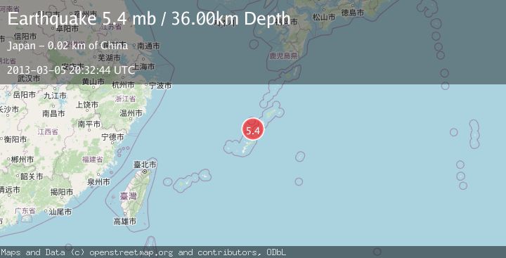 Map of RYUKYU ISLANDS, JAPAN