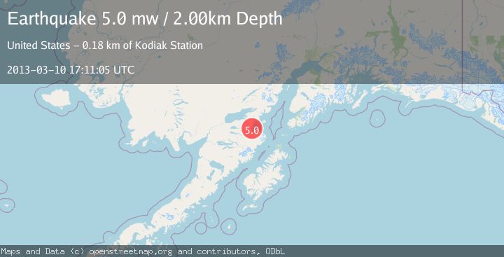 Map of SOUTHERN ALASKA