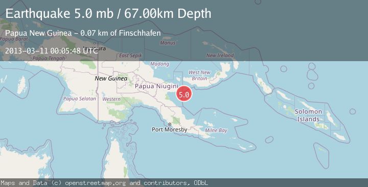Map of NEW BRITAIN REGION, P.N.G.