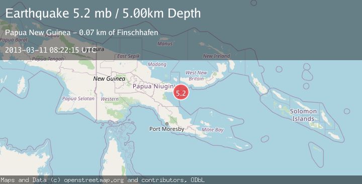 Map of NEW BRITAIN REGION, P.N.G.