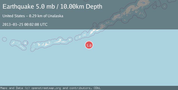 Map of FOX ISLANDS, ALEUTIAN ISLANDS