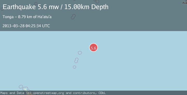 Map of KERMADEC ISLANDS REGION