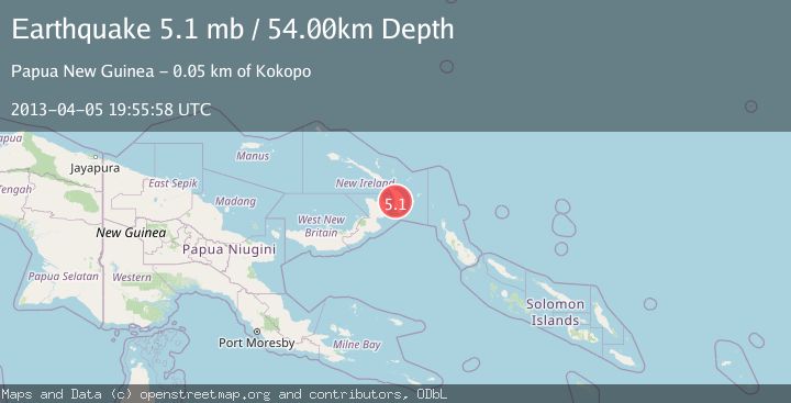 Map of NEW BRITAIN REGION, P.N.G.