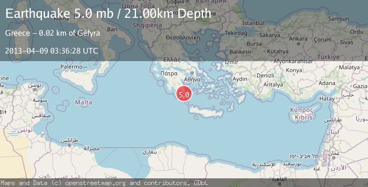 Map of SOUTHERN GREECE