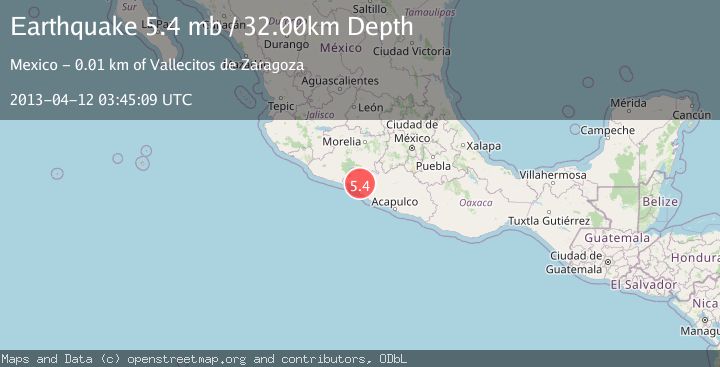 Map of GUERRERO, MEXICO