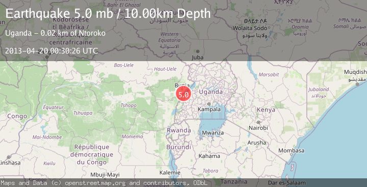 Map of LAKE ALBERT REGION, CONGO