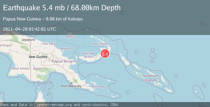 Map of NEW BRITAIN REGION, P.N.G.