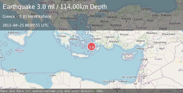 Map of DODECANESE ISLANDS, GREECE