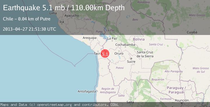 Map of TARAPACA, CHILE
