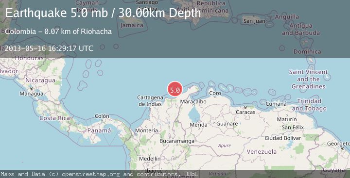 Map of CARIBBEAN SEA