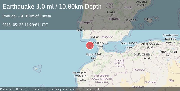 Map of STRAIT OF GIBRALTAR