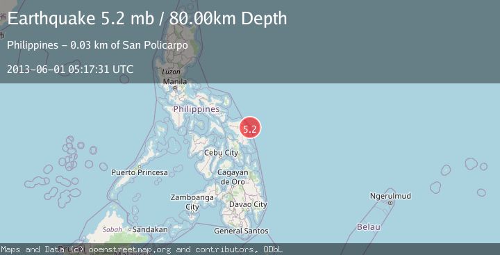 Map of SAMAR, PHILIPPINES