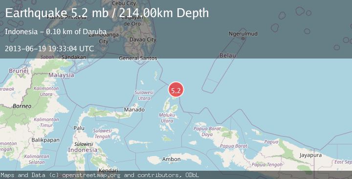 Map of HALMAHERA, INDONESIA