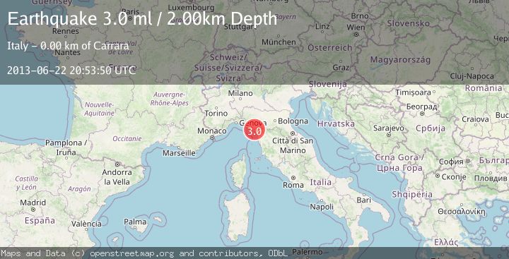 Map of NORTHERN ITALY