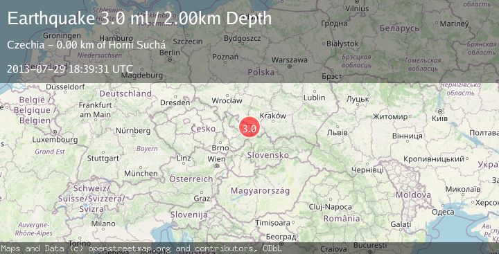 Map of CZECH REPUBLIC