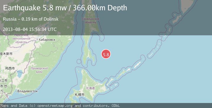 Map of SEA OF OKHOTSK