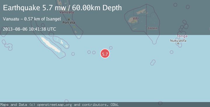 Map of SOUTHEAST OF LOYALTY ISLANDS