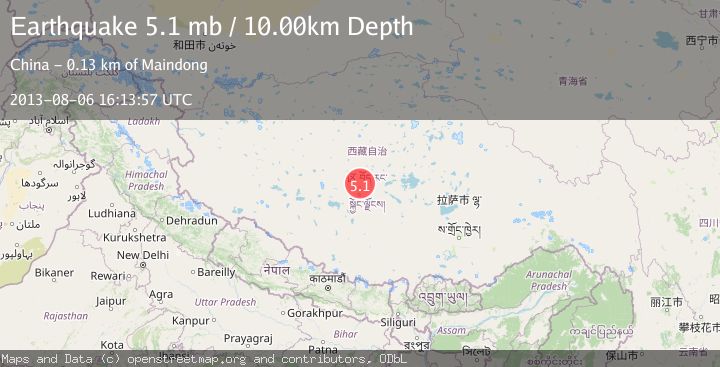 Map of WESTERN XIZANG
