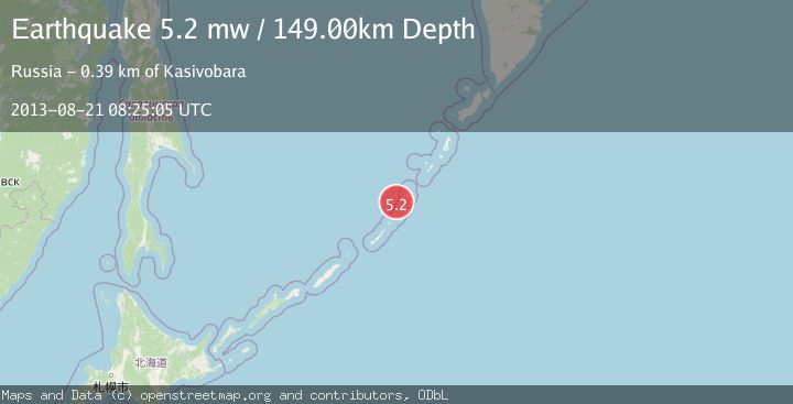Map of KURIL ISLANDS
