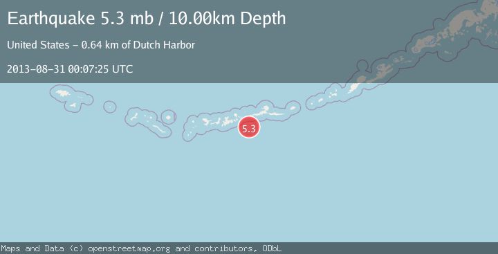 Map of ANDREANOF ISLANDS, ALEUTIAN IS.