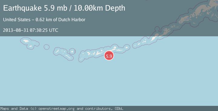 Map of ANDREANOF ISLANDS, ALEUTIAN IS.
