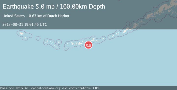 Map of ANDREANOF ISLANDS, ALEUTIAN IS.