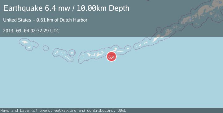 Map of ANDREANOF ISLANDS, ALEUTIAN IS.
