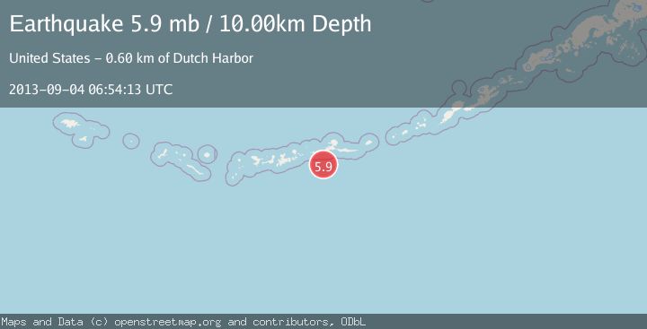 Map of ANDREANOF ISLANDS, ALEUTIAN IS.