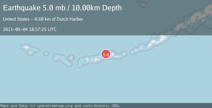 Map of ANDREANOF ISLANDS, ALEUTIAN IS.