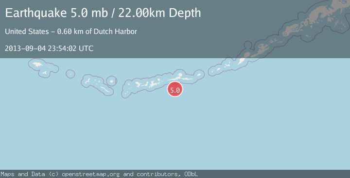Map of ANDREANOF ISLANDS, ALEUTIAN IS.
