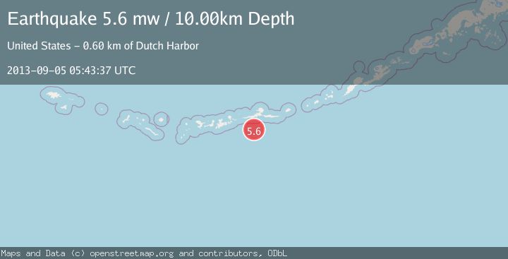 Map of ANDREANOF ISLANDS, ALEUTIAN IS.