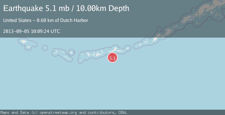 Map of ANDREANOF ISLANDS, ALEUTIAN IS.